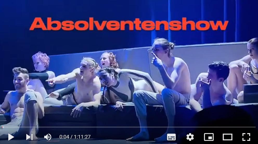 Vorspannbild zum Dokumentarfilm "Absolventenshow 2023". Deutschlandtournee der Abschlussklasse der Staatlichen Artistenschule Berlin.